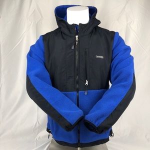 Calvin Klein Blue & Black Fleece Jacket